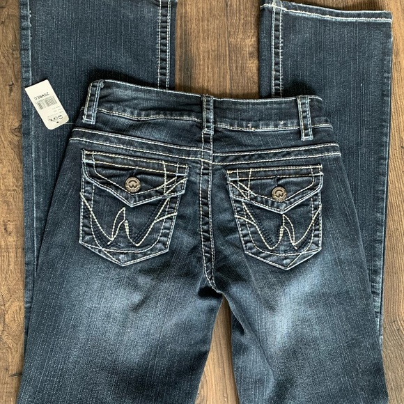 4/$65. NWT Warehouse One Contour Boot Dark Wash Ladies 25 - Picture 9 of 13